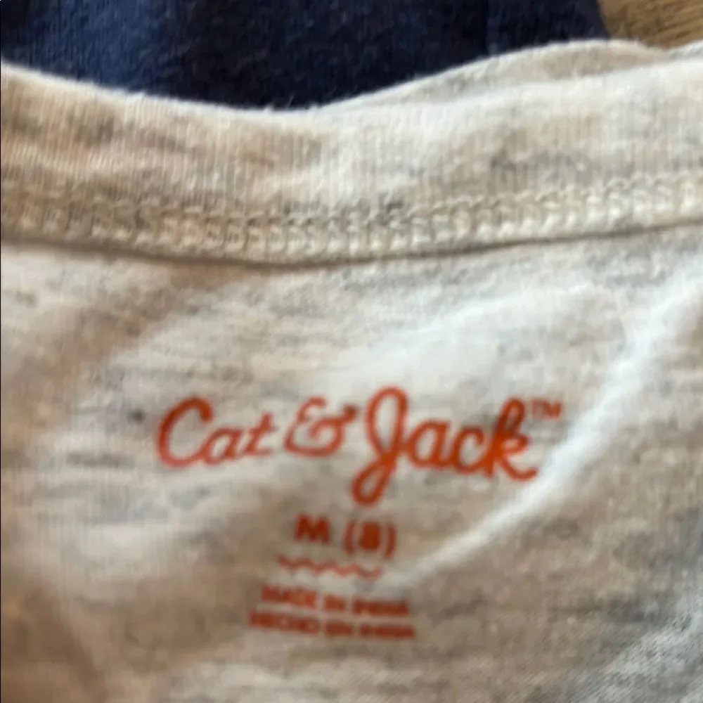 🏄🏼 Cat & Jack set of 3 Short Sleeve Tees 2 Stripe Ts & 1 White T is NWT 🏖️